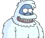 Snow Monster - The Simpsons: Tapped Out