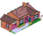Christmas Orange House - The Simpsons: Tapped Out