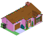 Christmas Pink House - The Simpsons: Tapped Out