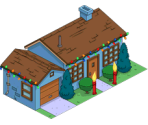 Christmas Blue House - The Simpsons: Tapped Out
