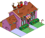 Christmas Purple House - The Simpsons: Tapped Out