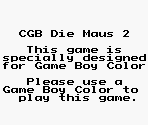 Game Boy Error Message - Die Maus: Verrueckte Olympiade (GER)