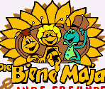 Start Screens, Language Select Screen & Title Screen - Maya the Bee and Her Friends