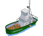 Greenpeace Boat - The Simpsons: Tapped Out