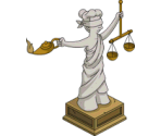Lady Justice Statue - The Simpsons: Tapped Out