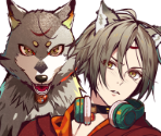 Kikunosuke Uga (Half Wolf) - Tengoku Struggle -Strayside-