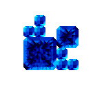 Blue Gems - Super Puzzle Fighter 2 Turbo