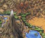 World Map - Blaze and Blade: Eternal Quest
