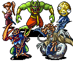 Dragon Kingdom Enemies - Tengai Makyou Zero / Far East of Eden Zero (JPN)