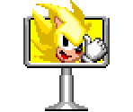 Signpost (Super Sonic, Sonic CD-Style) - Sonic the Hedgehog Customs