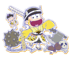 Jyushimatsu (Oni) - Motto! New Puzz Osomatsu-san: Shinpin Sotsugyou Keikaku