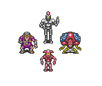 Hell's Elite Squadron (Mugen, Atramentous Alabaster, Suima & Gaen) - Tengai Makyou Zero / Far East of Eden Zero (JPN)