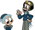 Brad & Tuck - My Life as a Teenage Robot Hangman