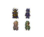 Final Fantasy IV Collaboration NPCs - Octopath Traveler: Champions of the Continent