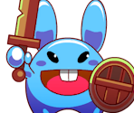Rabbit - Blue - Pictoquest