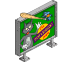 Itchy & Scratchy Billboard - The Simpsons: Tapped Out
