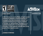 Copyright Screen - Street Hoops