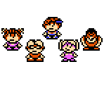 Playable Characters (NES-Style) - EarthBound Beginnings Customs