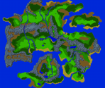 World Map - Moldorian: Hikari to Yami no Shimai (JPN)