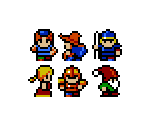 Overworld Characters - Moldorian: Hikari to Yami no Shimai (JPN)