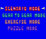 Menu - Dr. Robotnik's Mean Bean Machine
