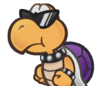 Dark Koopa - Paper Mario: The Thousand-Year Door
