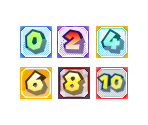 Mario Party Dice Block Icons (Nintendo Cube) - Mario Customs