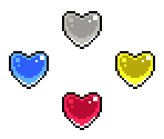 Heart Crystal - Celeste