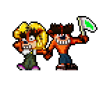 Fake Crash & Fake Coco - Crash Bandicoot Customs