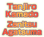 Characters Name - Demon Slayer -Kimetsu no Yaiba- Sweep the Board!