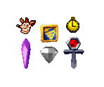 Items - Crash Bandicoot: The Huge Adventure