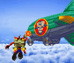 Rocket Racket - Crash Bandicoot: The Huge Adventure