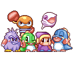 Characters 1 - Bust-a-Move Deluxe / Bust-a-Move Ghost / Ultra Puzzle Bobble Pocket