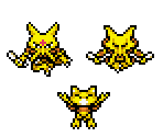 Abra, Kadabra & Alakazam - Pokémon Mystery Dungeon: Explorers of Time / Darkness