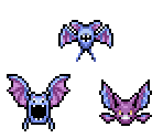 Zubat, Golbat & Crobat - Pokémon Mystery Dungeon: Explorers of Time / Darkness