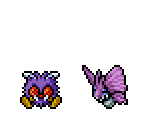 Venonat & Venomoth - Pokémon Mystery Dungeon: Explorers of Time / Darkness