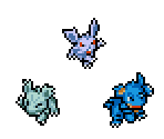 Nidoran♀, Nidorina & Nidoqueen - Pokémon Mystery Dungeon: Explorers of Time / Darkness