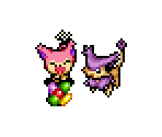 Skitty & Delcatty - Pokémon Mystery Dungeon: Explorers of Time / Darkness