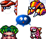 Loch Ness Lagoon Enemies - The Legendary Starfy 2 (JPN)