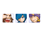 Gym Leader Mugshots - Pokémon HeartGold / SoulSilver