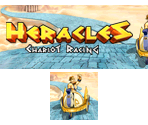 Wii Menu Banner & Data - Heracles Chariot Racing