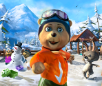 Title Screen & Menu - Hubert the Teddy Bear: Winter Games
