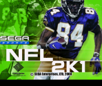 Title Screen - NFL 2K1