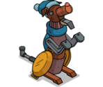 Holiday Dog Sculpture - The Simpsons: Tapped Out