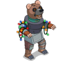 Holiday Bear Sculpture - The Simpsons: Tapped Out
