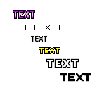 Fonts - Sonic Advance 3