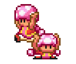 Toadette (SMB2 SNES, SMM2-Style) - Mario Customs