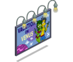 Vacation to Venus Sign - The Simpsons: Tapped Out