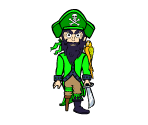 Pirate Captain (Celebrity) - Diner Dash: Hometown Hero