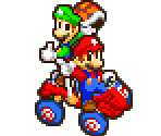 Red Fire & Green Fire (M&L: Superstar Saga-Style) - Mario Customs